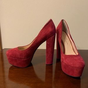 Jessica Simpson platform pumps - used